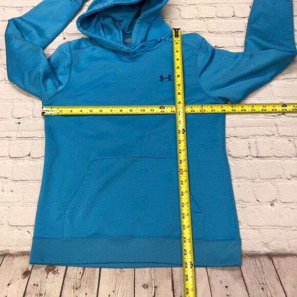 Under Armour Women Pullover Hoodie Sweatshirt Size Small Blue B273 -22 - Picture 2 of 14